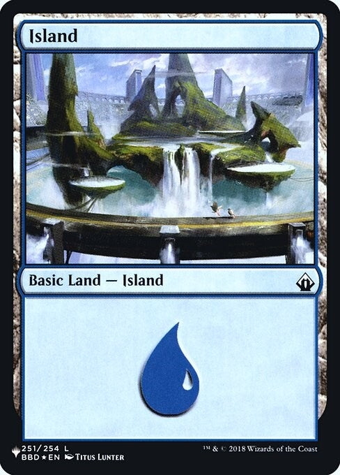 Image for Island (BBD) (The List Reprints) (251) - Magic: The Gathering