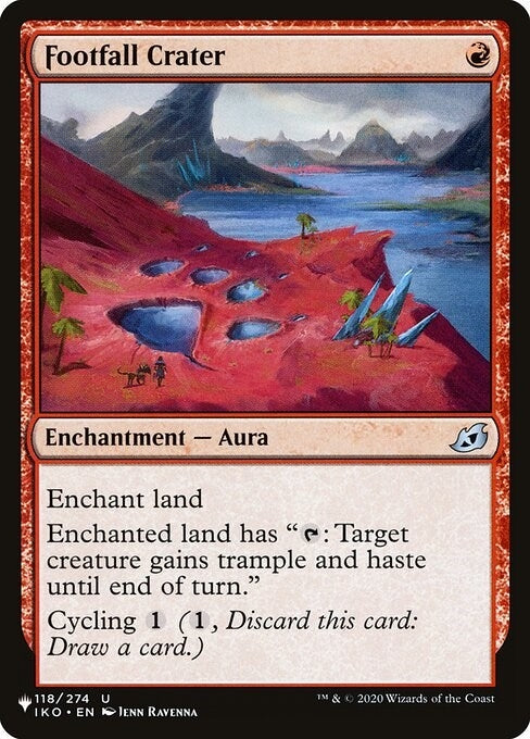 Image for Footfall Crater (The List Reprints) (118) - Magic: The Gathering
