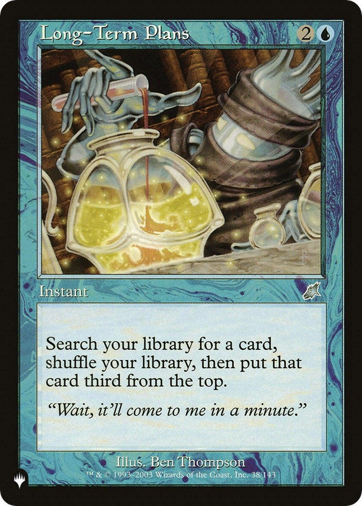 Image for Long-Term Plans (The List Reprints) (38) - Magic: The Gathering
