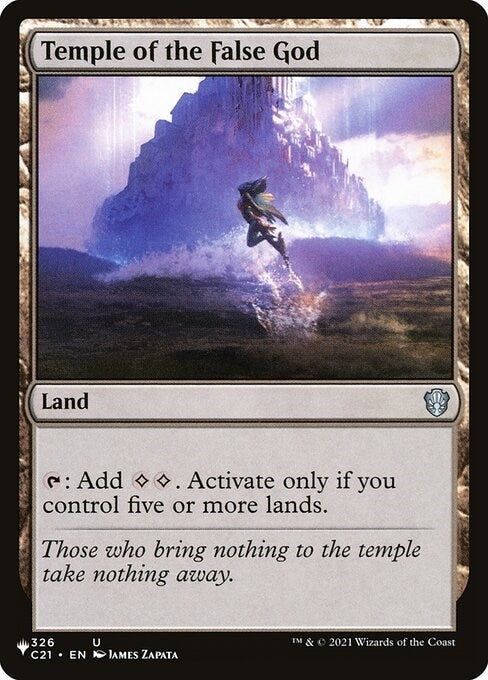 Image for Temple of the False God (C21) (The List Reprints) (326) - Magic: The Gathering