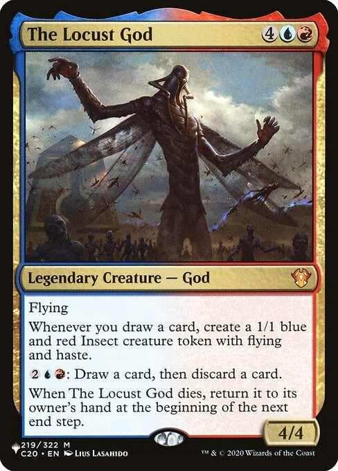 Image for The Locust God (The List Reprints) (219) - Magic: The Gathering