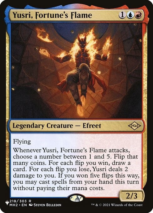 Image for Yusri, Fortune's Flame (The List Reprints) (218) - Magic: The Gathering