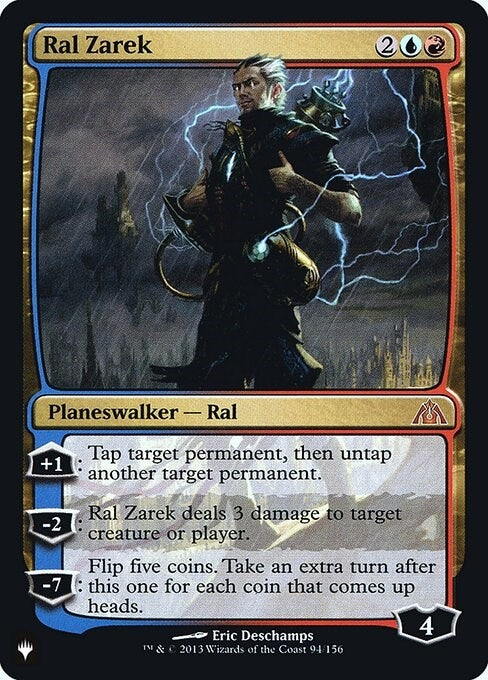 Image for Ral Zarek (The List Reprints) (94) - Magic: The Gathering