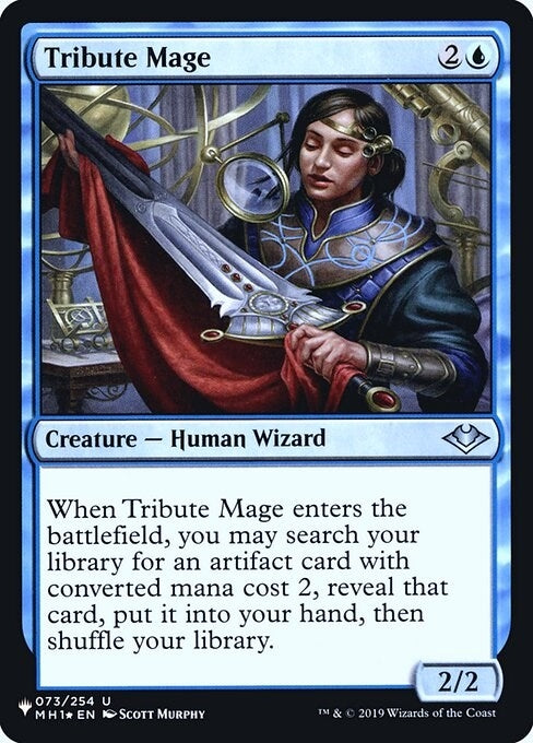 Image for Tribute Mage (The List Reprints) (73) - Magic: The Gathering