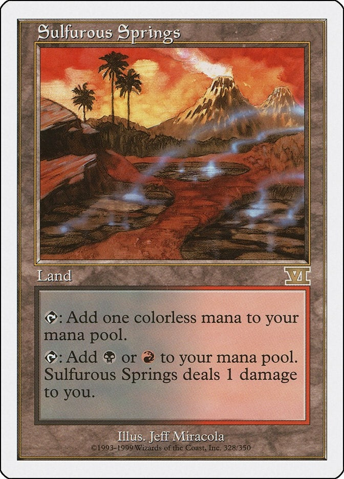Image for Sulfurous Springs (Classic Sixth Edition) (328) - Magic: The Gathering