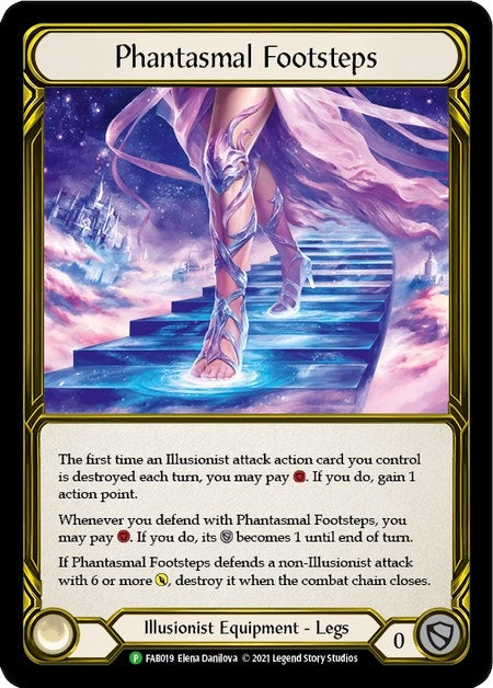 Image for Phantasmal Footsteps (Golden) - FAB019 (Flesh and Blood: Promo Cards) (FAB019) - Flesh and Blood TCG