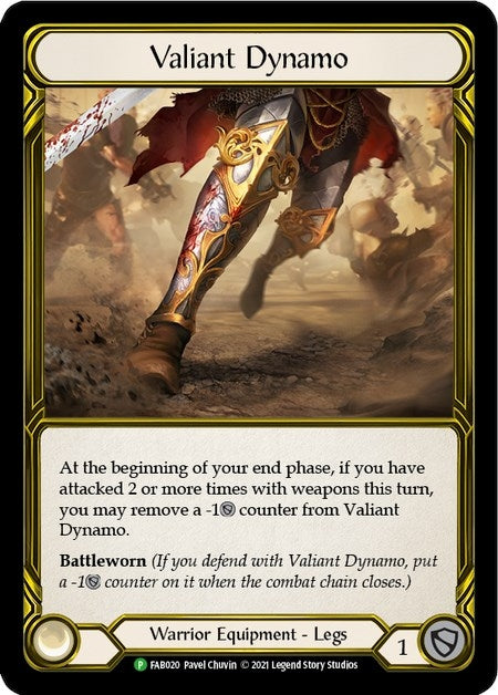 Image for Valiant Dynamo (Golden) - FAB020 (Flesh and Blood: Promo Cards) (FAB020) - Flesh and Blood TCG