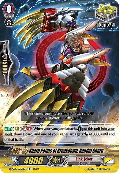 Image for Sharp Points of Breakdown, Vandal Sharp (D-PS01: P Clan Collection 2022) (D-PS01/075EN) - Cardfight Vanguard