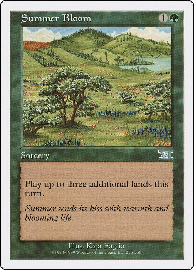 Image for Summer Bloom (Classic Sixth Edition) (255) - Magic: The Gathering