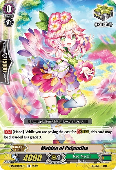 Image for Maiden of Polyantha (D-PS01: P Clan Collection 2022) (D-PS01/096EN) - Cardfight Vanguard