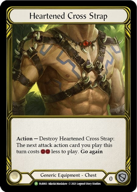 Image for Heartened Cross Strap (Golden) - FAB063 (Flesh and Blood: Promo Cards) (FAB063) - Flesh and Blood TCG