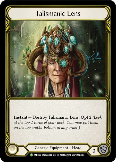 Image for Talismanic Lens (Golden) - FAB066 (Flesh and Blood: Promo Cards) (FAB066) - Flesh and Blood TCG