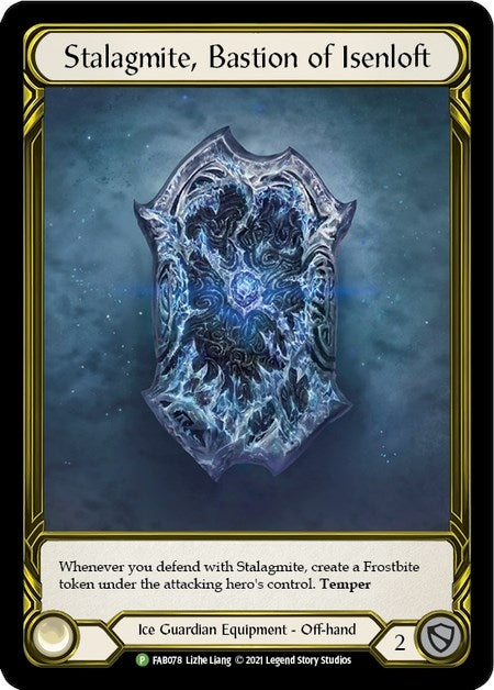 Image for Stalagmite, Bastion of Isenloft (Golden) - FAB078 (Flesh and Blood: Promo Cards) (FAB078) - Flesh and Blood TCG