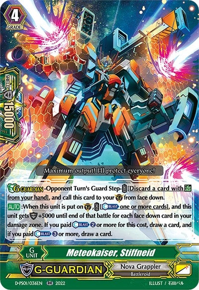 Image for Meteokaiser, Stiffneid (D-PS01: P Clan Collection 2022) (D-PS01/036EN) - Cardfight Vanguard