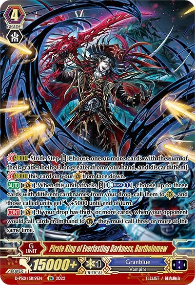Image for Pirate King of Everlasting Darkness, Bartholomew (SR) (D-PS01: P Clan Collection 2022) (D-PS01/SR19EN) - Cardfight Vanguard