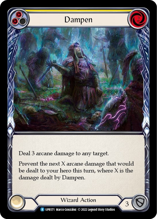 Image for Dampen (Yellow) (Uprising) (UPR171) - Flesh and Blood TCG