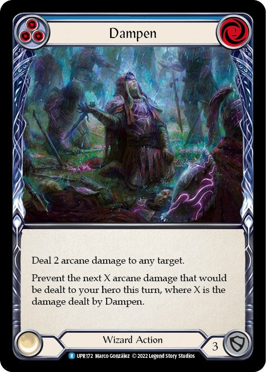 Image for Dampen (Blue) (Uprising) (UPR172) - Flesh and Blood TCG