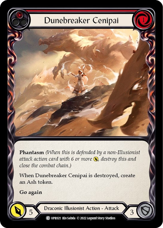 Image for Dunebreaker Cenipai (Red) (Uprising) (UPR021) - Flesh and Blood TCG