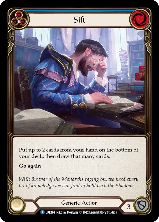 Image for Sift (Blue) (Uprising) (UPR199) - Flesh and Blood TCG