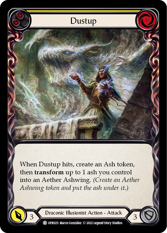 Image for Dustup (Yellow) (Uprising) (UPR025) - Flesh and Blood TCG