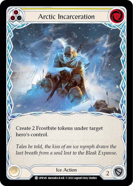 Image for Arctic Incarceration (Yellow) (Uprising) (UPR145) - Flesh and Blood TCG