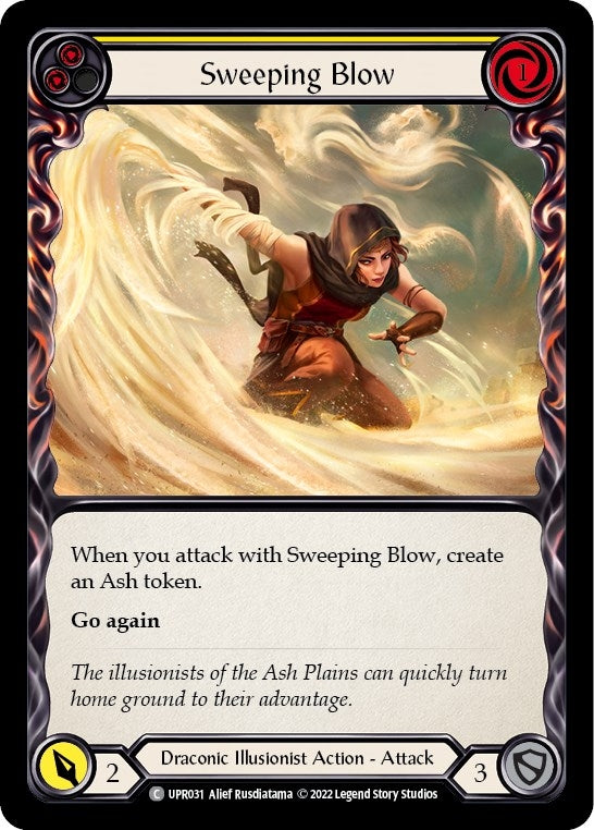 Image for Sweeping Blow (Yellow) (Uprising) (UPR031) - Flesh and Blood TCG