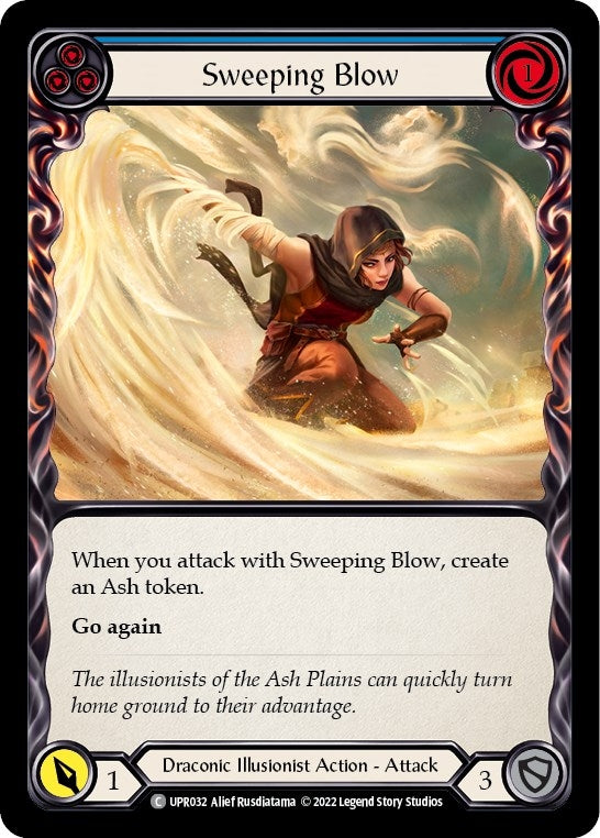 Image for Sweeping Blow (Blue) (Uprising) (UPR032) - Flesh and Blood TCG