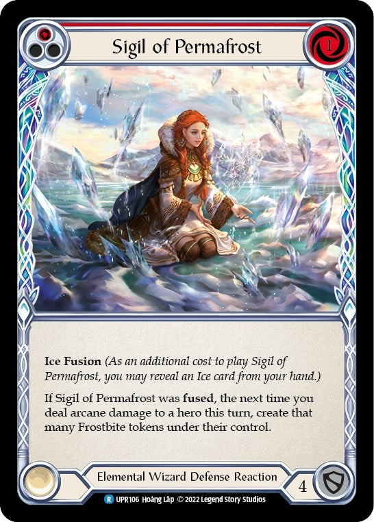 Image for Sigil of Permafrost (Red) (Uprising) (UPR106) - Flesh and Blood TCG