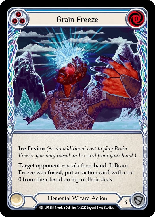 Image for Brain Freeze (Blue) (Uprising) (UPR118) - Flesh and Blood TCG