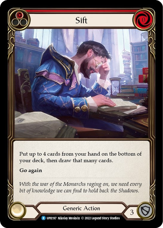 Image for Sift (Red) (Uprising) (UPR197) - Flesh and Blood TCG