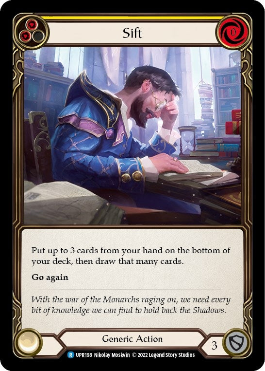 Image for Sift (Yellow) (Uprising) (UPR198) - Flesh and Blood TCG
