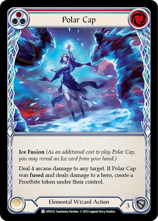 Image for Polar Cap (Red) (Uprising) (UPR122) - Flesh and Blood TCG