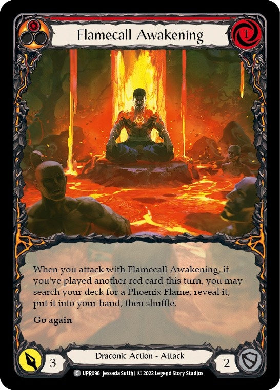 Image for Flamecall Awakening (Extended Art) (Uprising) (UPR096) - Flesh and Blood TCG