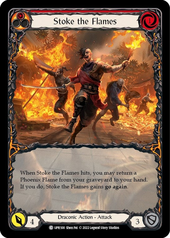Image for Stoke the Flames (Extended Art) (Uprising) (UPR100) - Flesh and Blood TCG