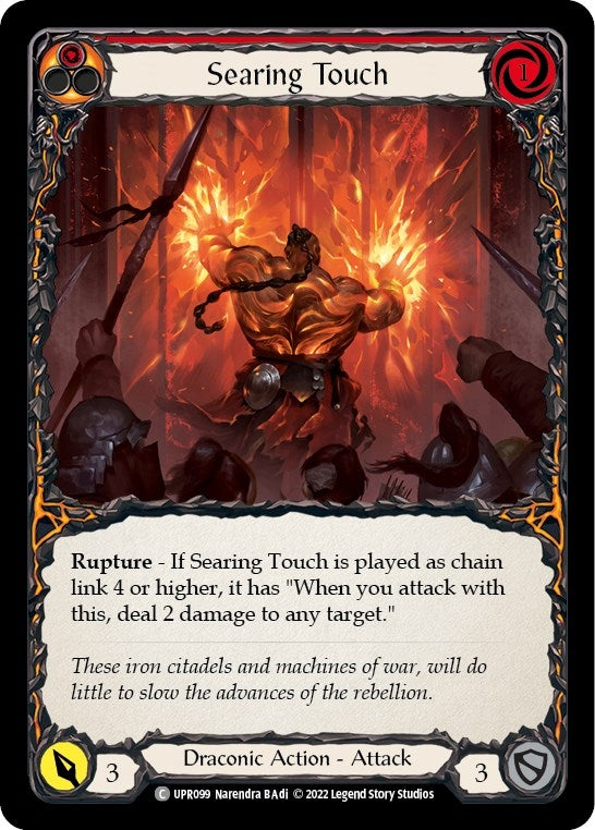 Image for Searing Touch (Uprising) (UPR099) - Flesh and Blood TCG