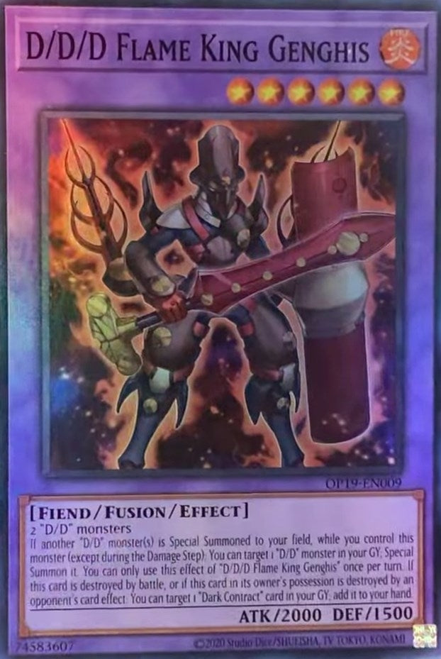 Image for D/D/D Flame King Genghis (OTS Tournament Pack 19) (OP19-EN009) - YuGiOh