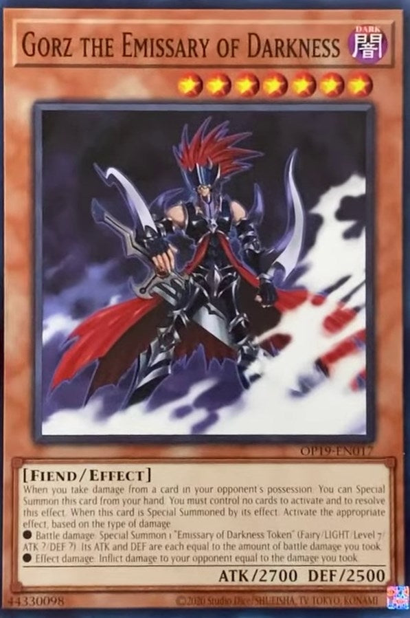 Image for Gorz the Emissary of Darkness (OTS Tournament Pack 19) (OP19-EN017) - YuGiOh
