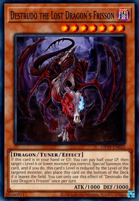 Image for Destrudo the Lost Dragon's Frisson (OTS Tournament Pack 19) (OP19-EN023) - YuGiOh