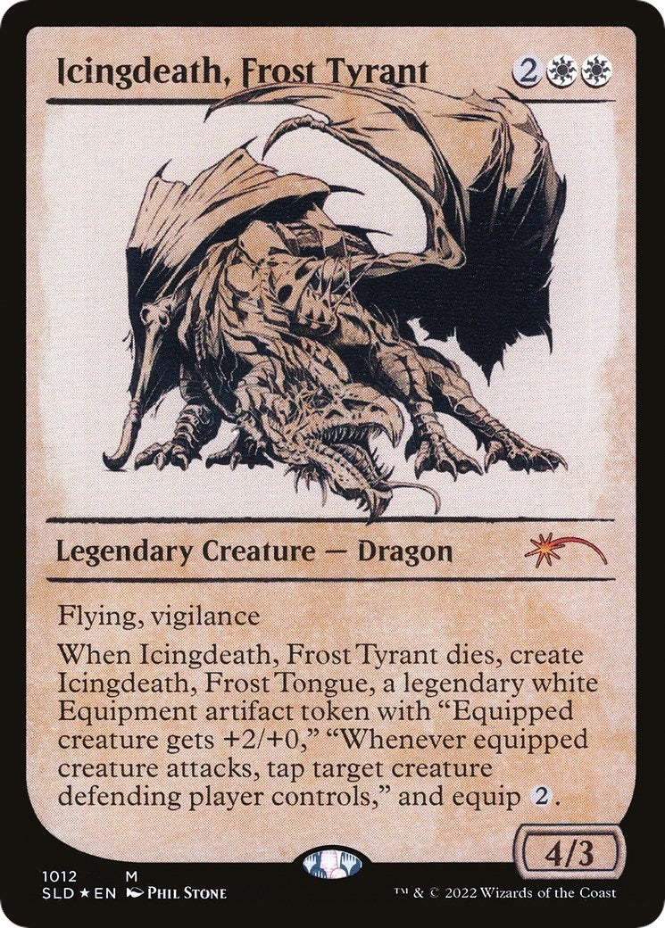 Image for Icingdeath, Frost Tyrant (Showcase) (Secret Lair Drop Series) (1012) - Magic: The Gathering