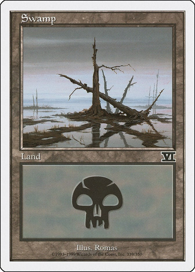 Image for Swamp (339) (Classic Sixth Edition) (339) - Magic: The Gathering