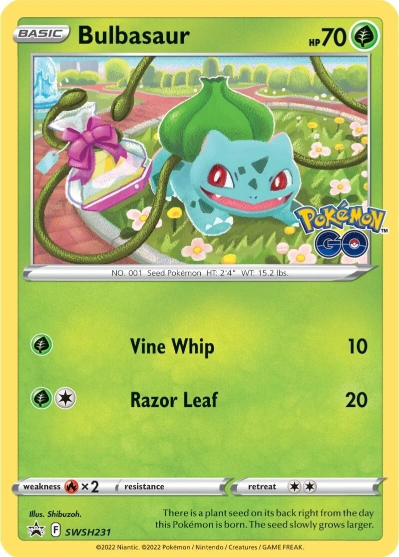 Image for Bulbasaur - SWSH231 (SWSH: Sword & Shield Promo Cards) (SWSH231) - Pokemon