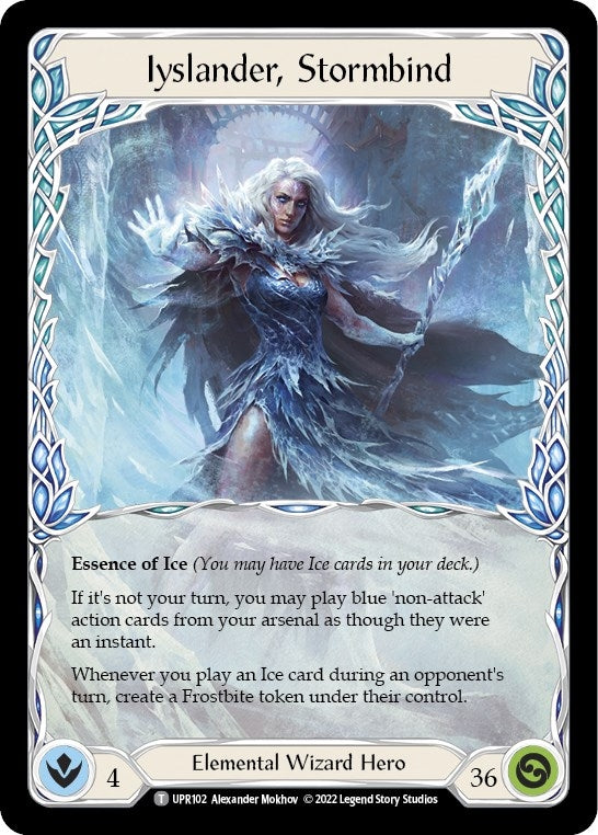 Image for Iyslander, Stormbind // Iyslander (Uprising) (UPR102//UPR103) - Flesh and Blood TCG