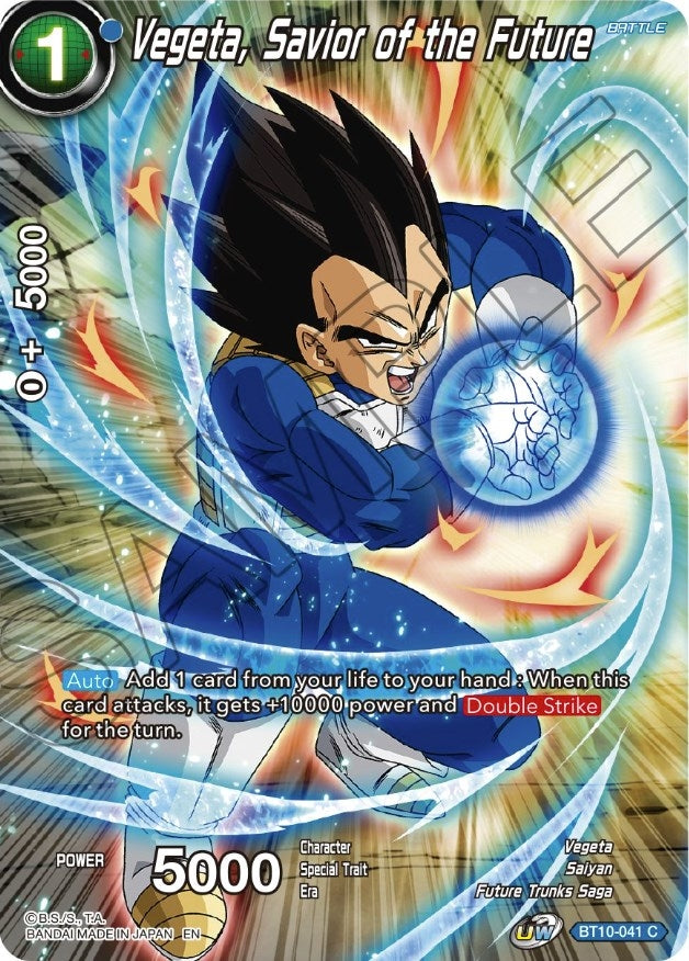 Image for Vegeta, Savior of the Future (Theme Selection: History of Vegeta) (BT10-041) - Dragon Ball Super: Masters