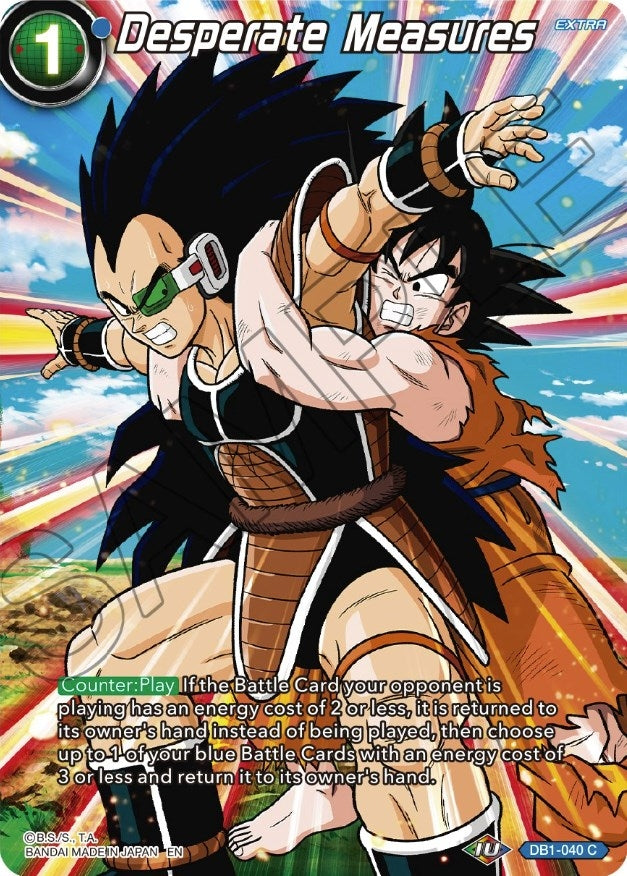 Image for Desperate Measures (Theme Selection: History of Son Goku) (DB1-040) - Dragon Ball Super: Masters