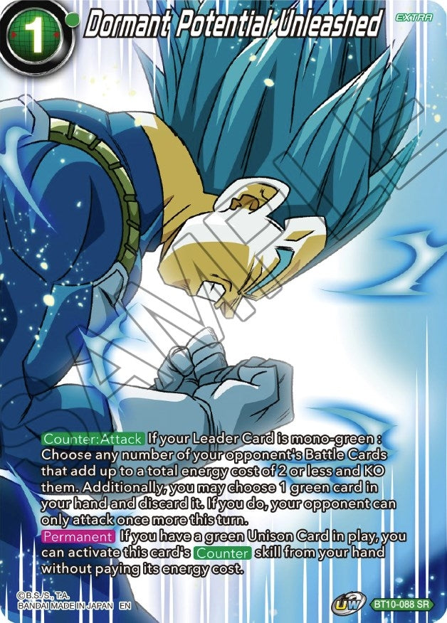 Image for Dormant Potential Unleashed (Theme Selection: History of Vegeta) (BT10-088) - Dragon Ball Super: Masters