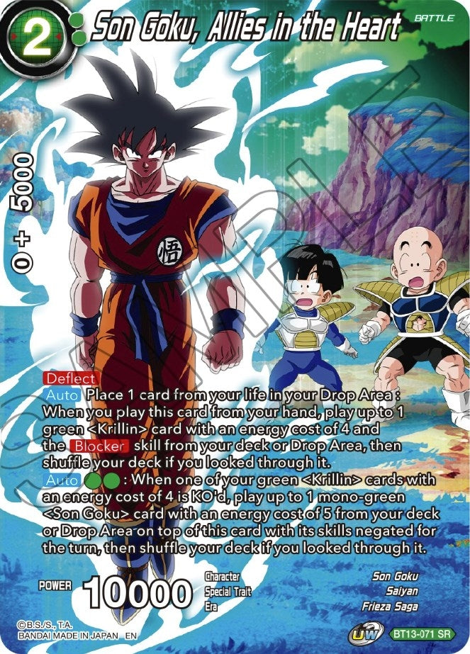 Image for Son Goku, Allies in the Heart (Theme Selection: History of Son Goku) (BT13-071) - Dragon Ball Super: Masters