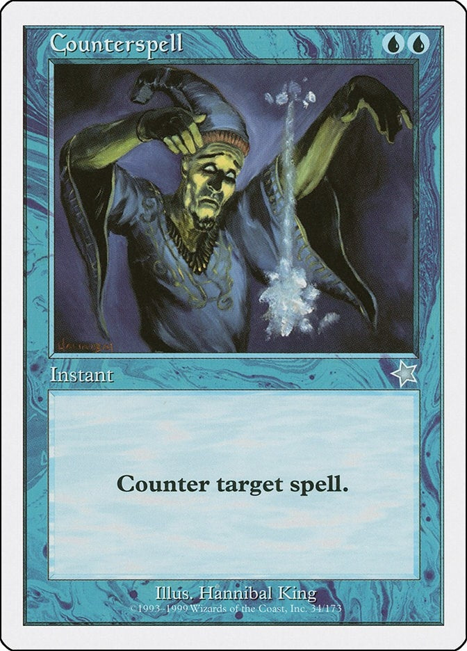 Image for Counterspell (Starter 1999) (34) - Magic: The Gathering
