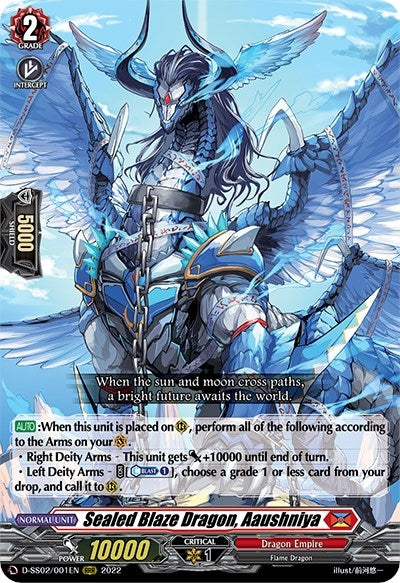 Image for Sealed Blaze Dragon, Aaushniya (D-SS02: Festival Collection 2022) (D-SS02/001EN) - Cardfight Vanguard