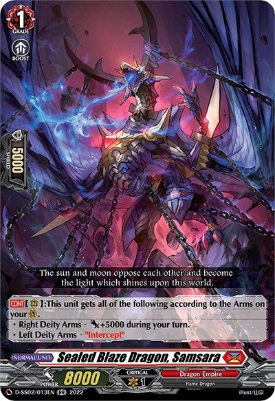 Image for Sealed Blaze Dragon, Samsara (D-SS02: Festival Collection 2022) (D-SS02/013EN) - Cardfight Vanguard
