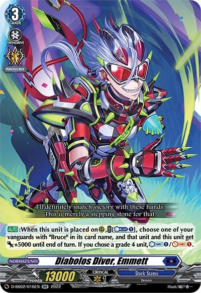 Image for Diabolos Diver, Emmett (D-SS02: Festival Collection 2022) (D-SS02/016EN) - Cardfight Vanguard